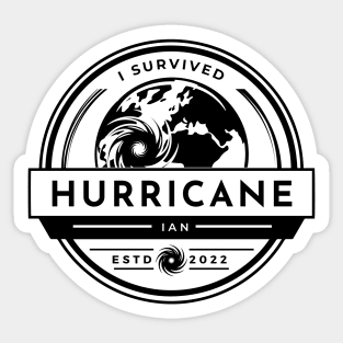 Hurricane Ian Survivor Sticker